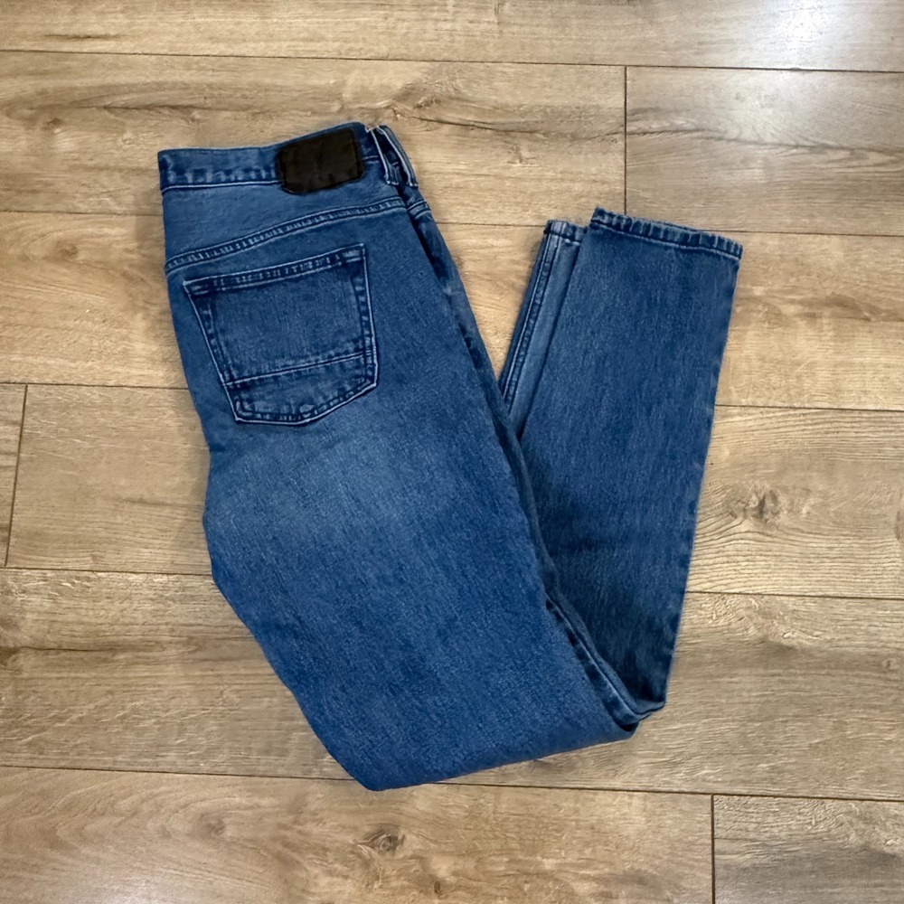 PacSun Stacked Skinny Jeans Men Blue‎ Denim Comfort Stretch 30x30